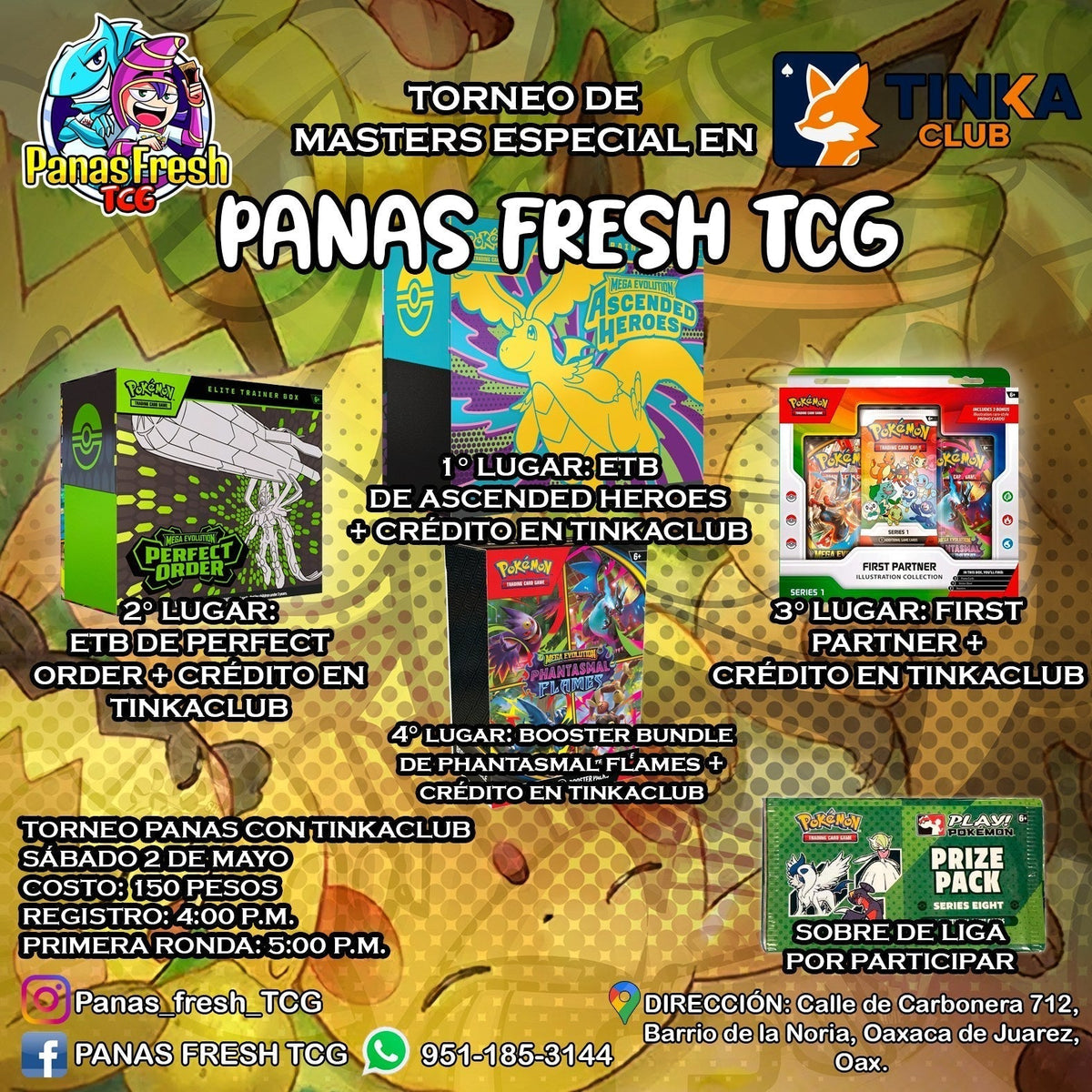 Torneo de Masters Especial en Panas Fresh TCG con Tinka Club
