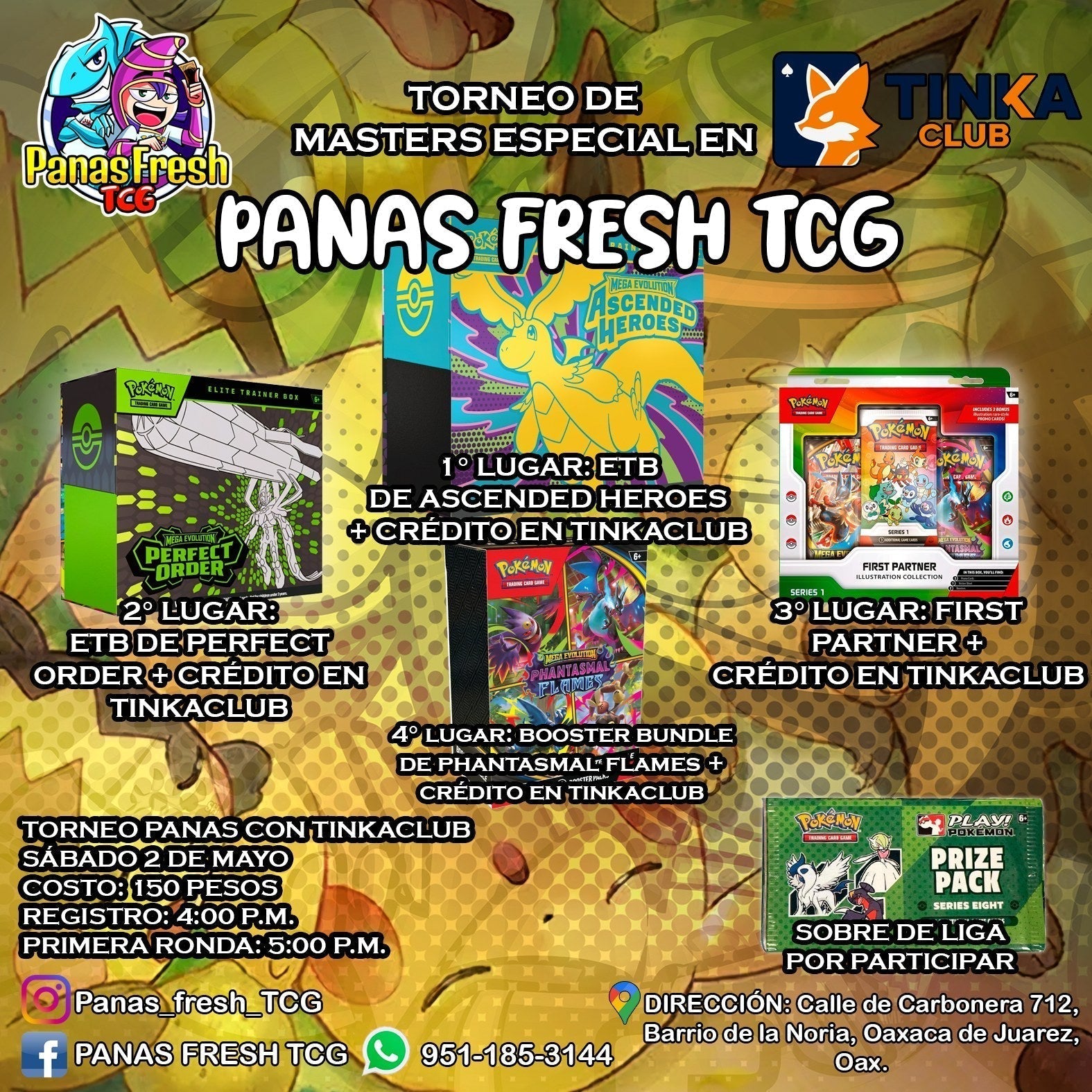 Torneo de Masters Especial en Panas Fresh TCG con Tinka Club