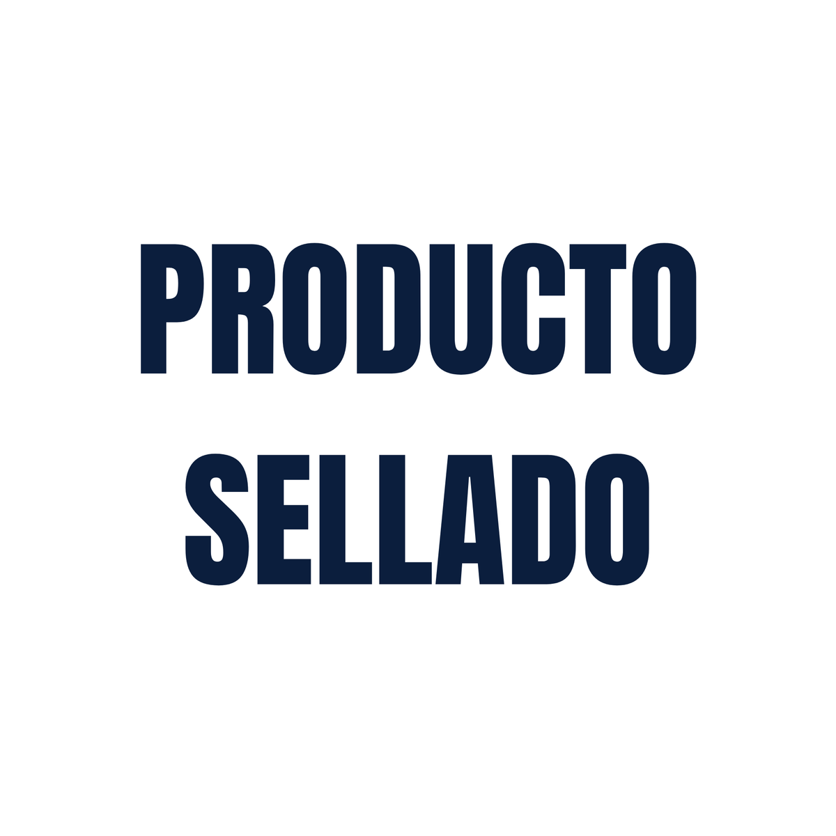 Producto Sellado