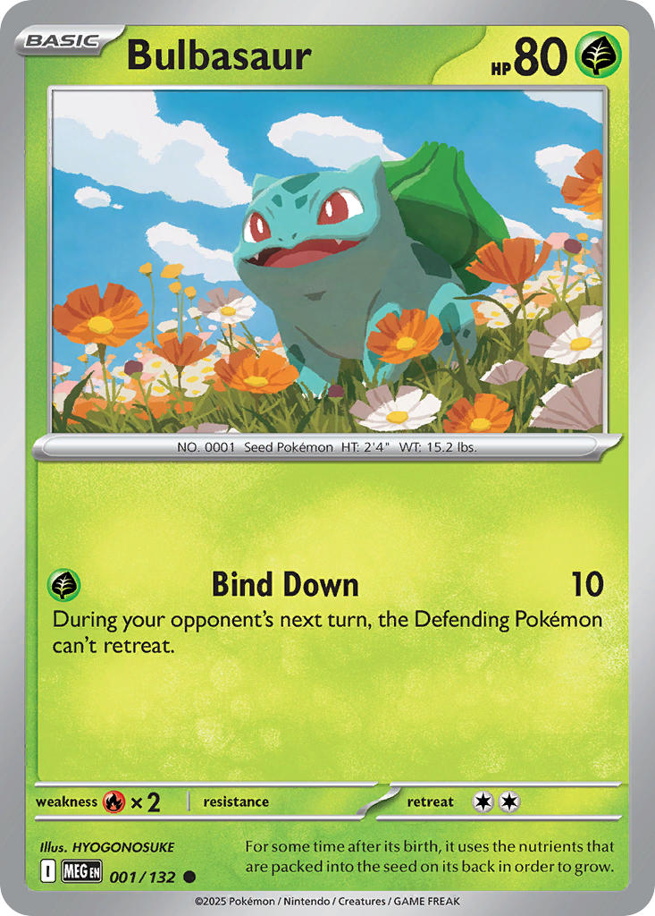 Bulbasaur 001/132 - Common