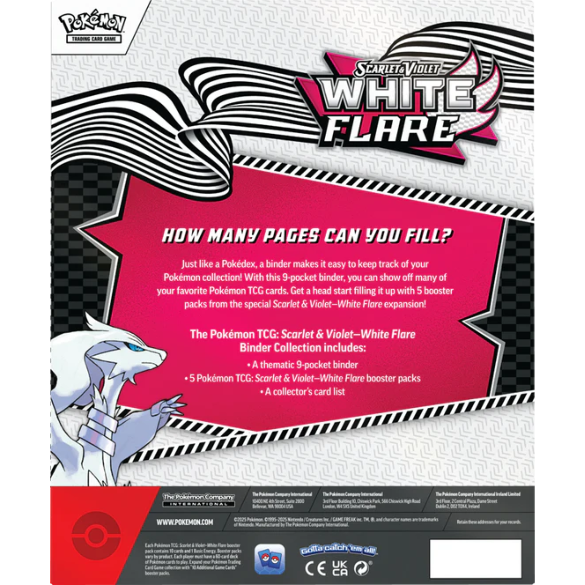 White Flare Binder Collection