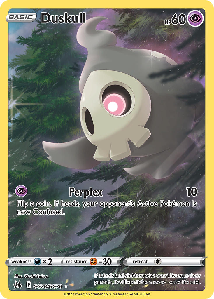 Duskull GG28/GG70 - Holo Rare