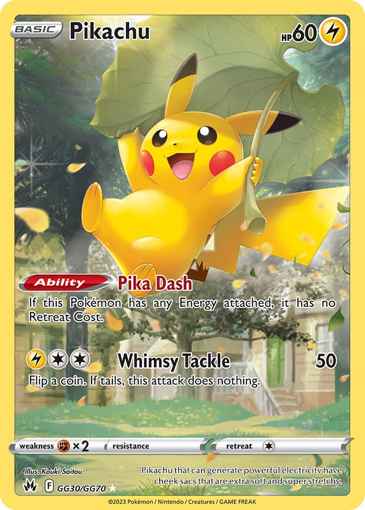 Pikachu GG30/GG70 - Holo Rare