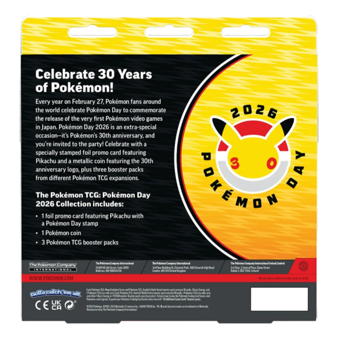 Pokemon Tcg: Pokemon Day 2026 Collection