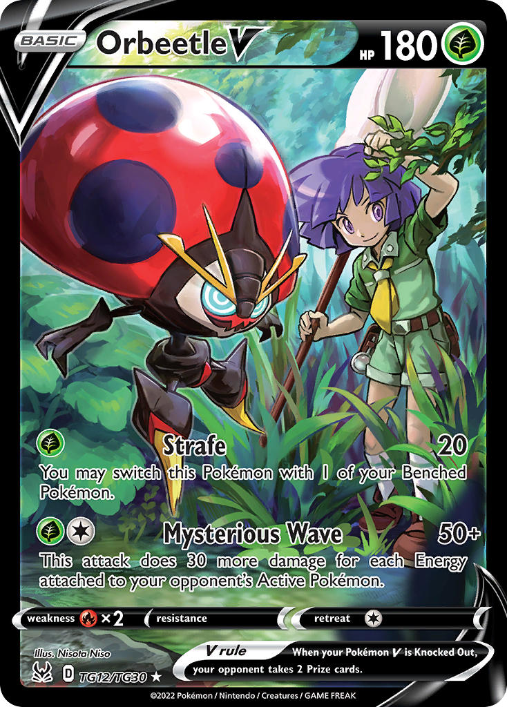 Orbeetle V TG12/TG30 - Holo Rare V