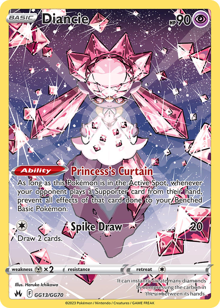 Diancie GG13/GG70 - Art Rare