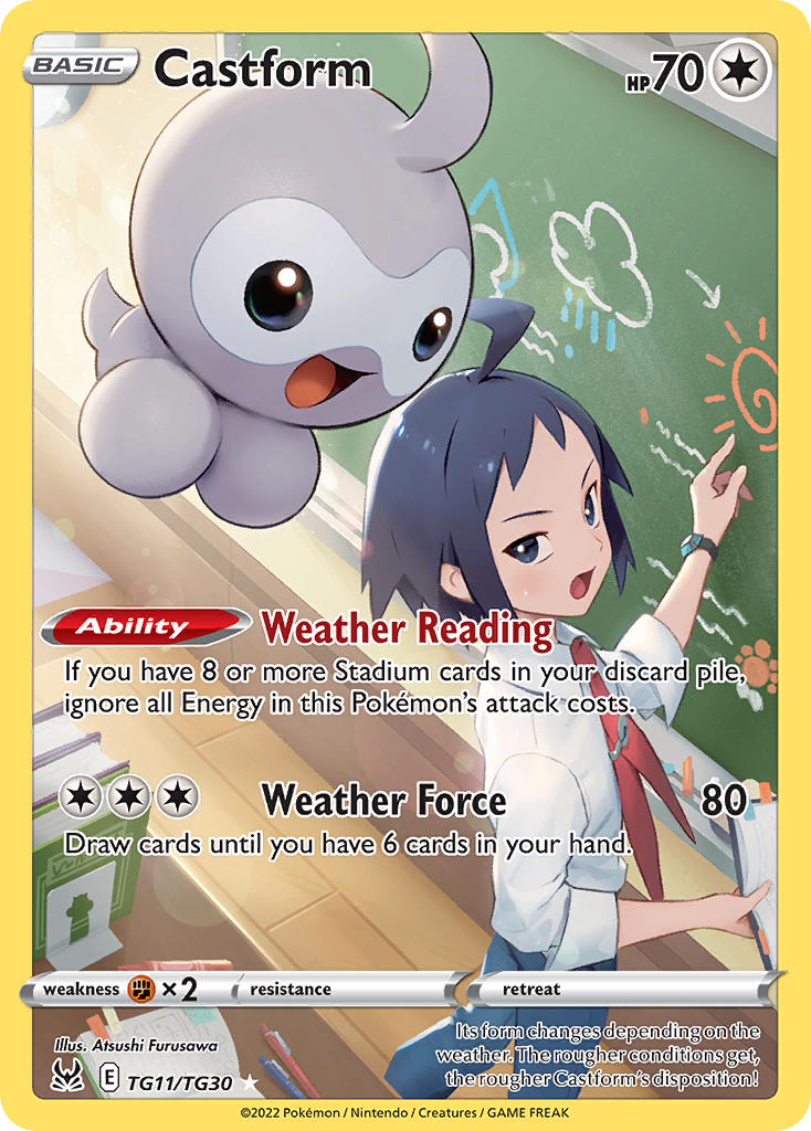 Castform TG11/TG30 - Holo Rare