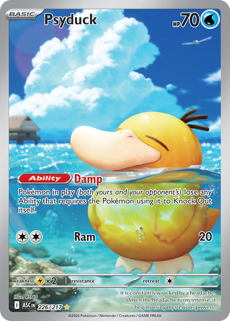 Psyduck 226/217 - Illustration Rare