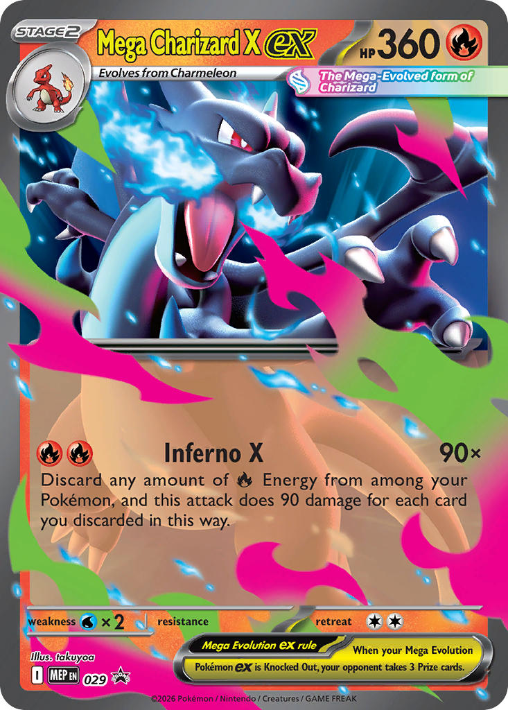 Mega Charizard X EX 023 - PROMO